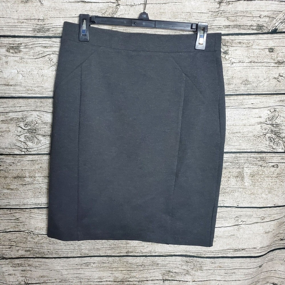Mario Serrani Italy Charcoal Skirt Size Medium